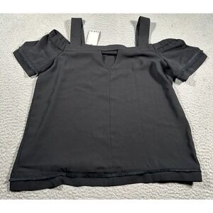 Bar III Black Off-Shoulder Blouse